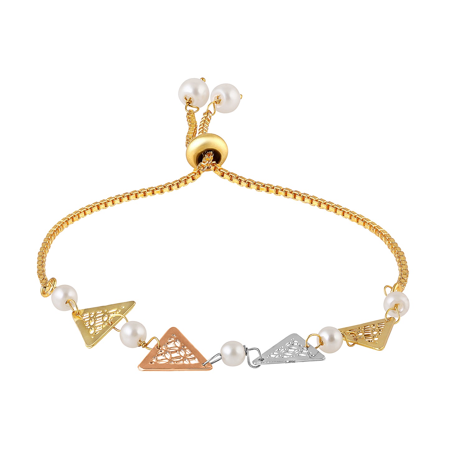 Bdiva 18K Gold Plated Light Weight Bracelet
