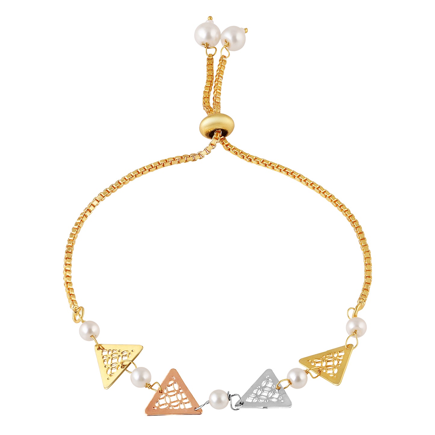 Bdiva 18K Gold Plated Light Weight Bracelet