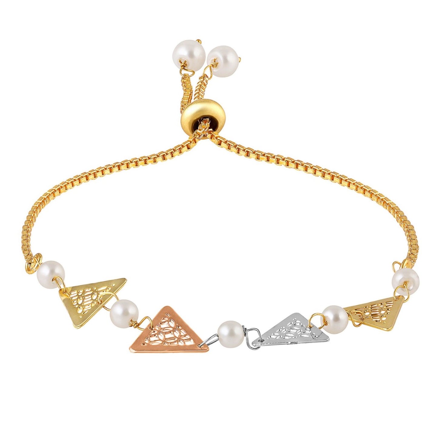 Bdiva 18K Gold Plated Light Weight Bracelet