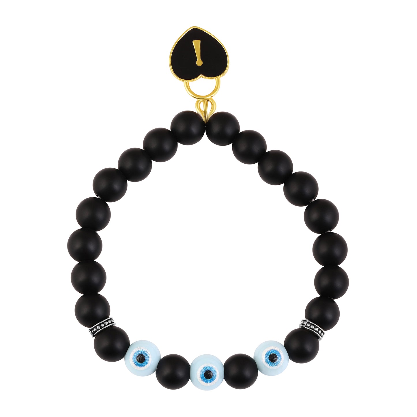 BDiva 18k Gold Plated Heart of Protection Bracelet with a symbol of Love and Strength