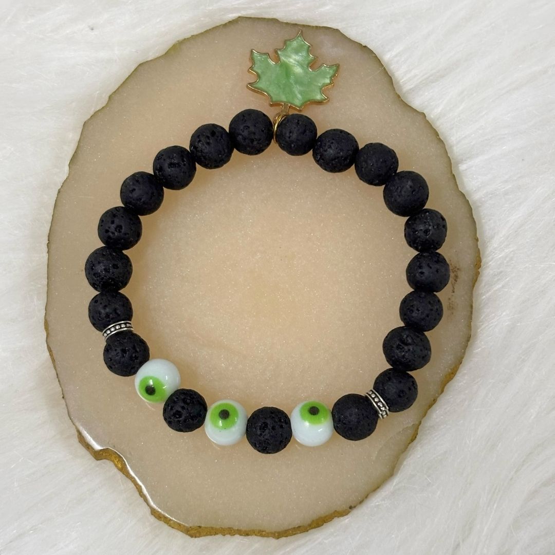 BDiva 18k Gold Plated Leaf of Serenity Bracelet Embrace Nature and Protection
