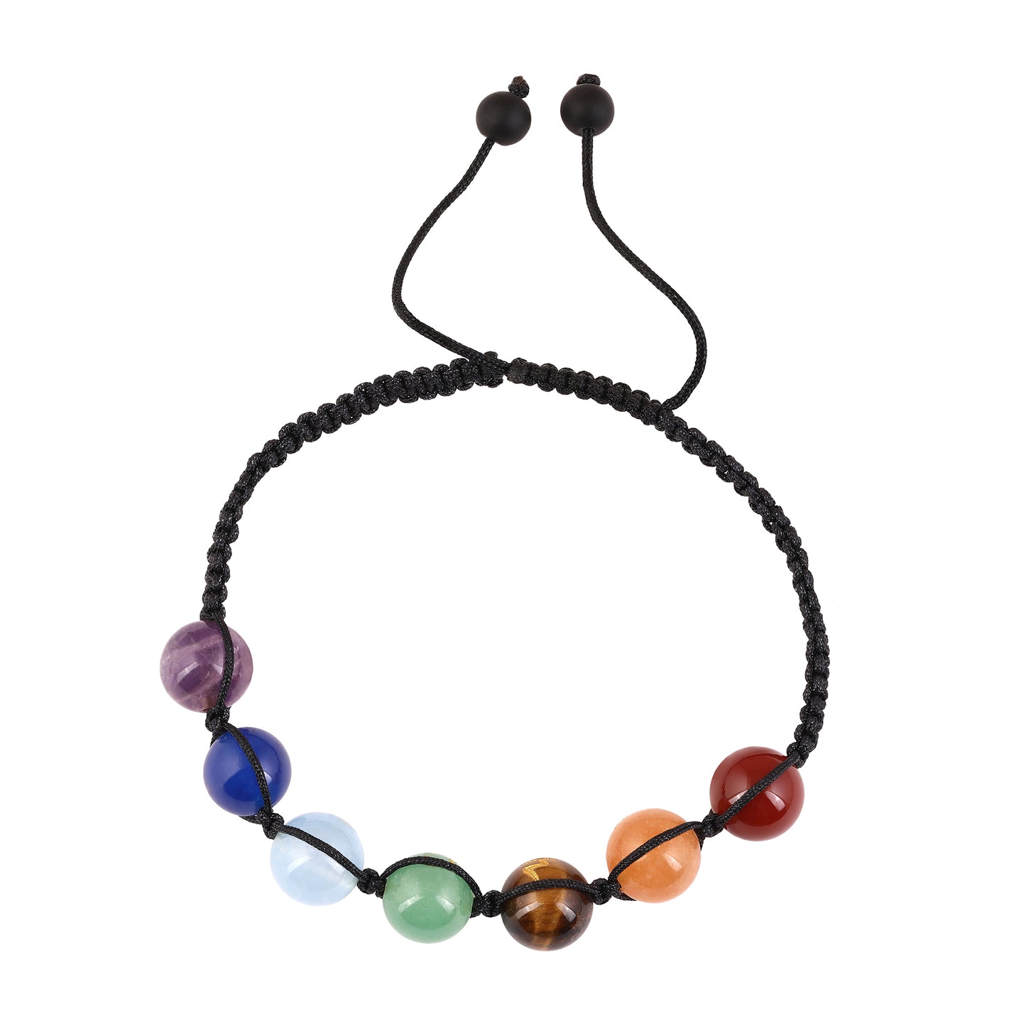 BDiva 18k Gold Plated Chakra Healing Stone Bracelet Align Your Energy, Elevate Your Style