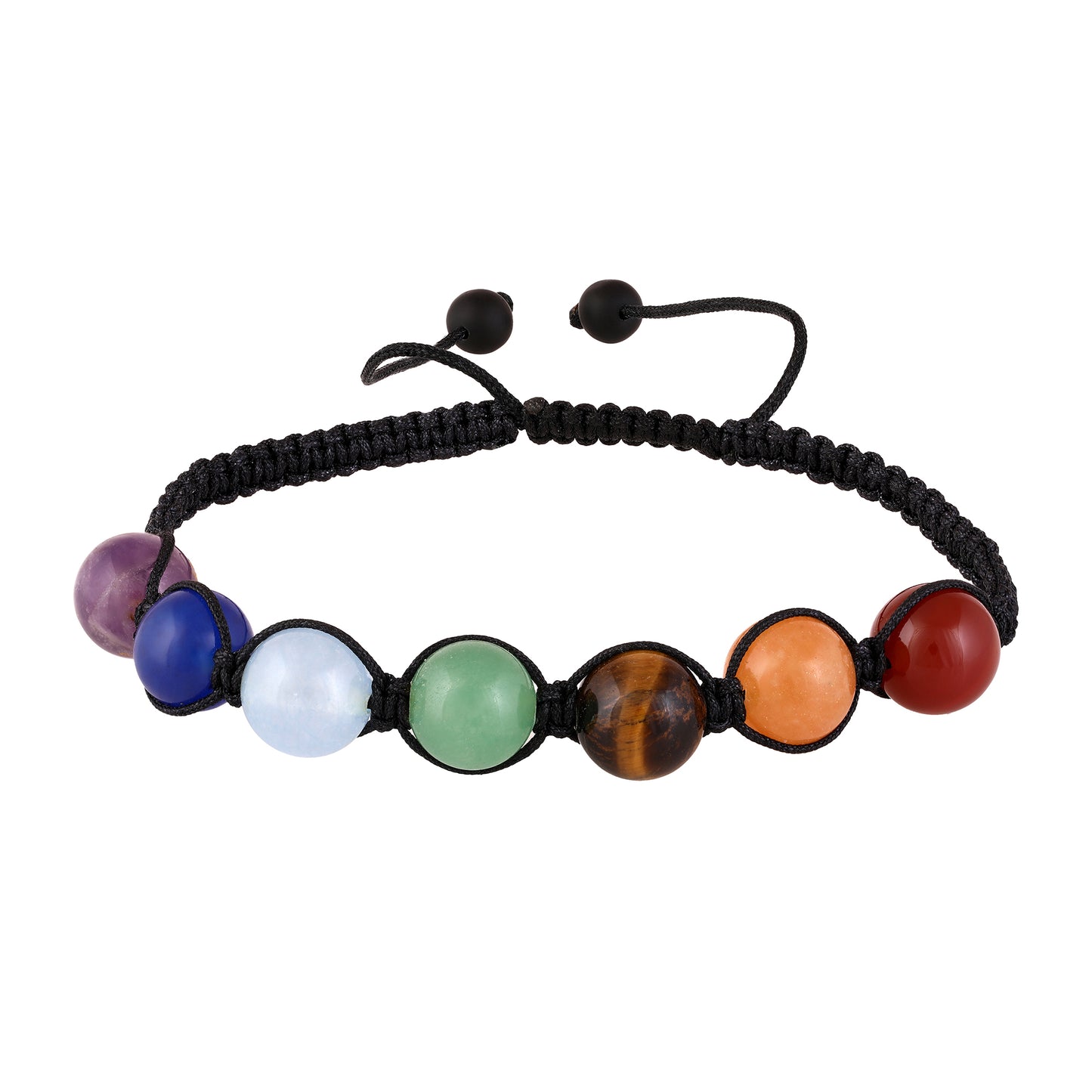 BDiva 18k Gold Plated Chakra Healing Stone Bracelet Align Your Energy, Elevate Your Style