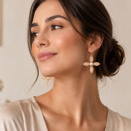 Gold Plated CZ Earrings