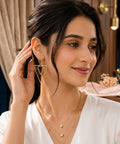Gold Plated Triangle Earrings