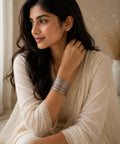 Oxidized Multi-Wire Statement Bangle