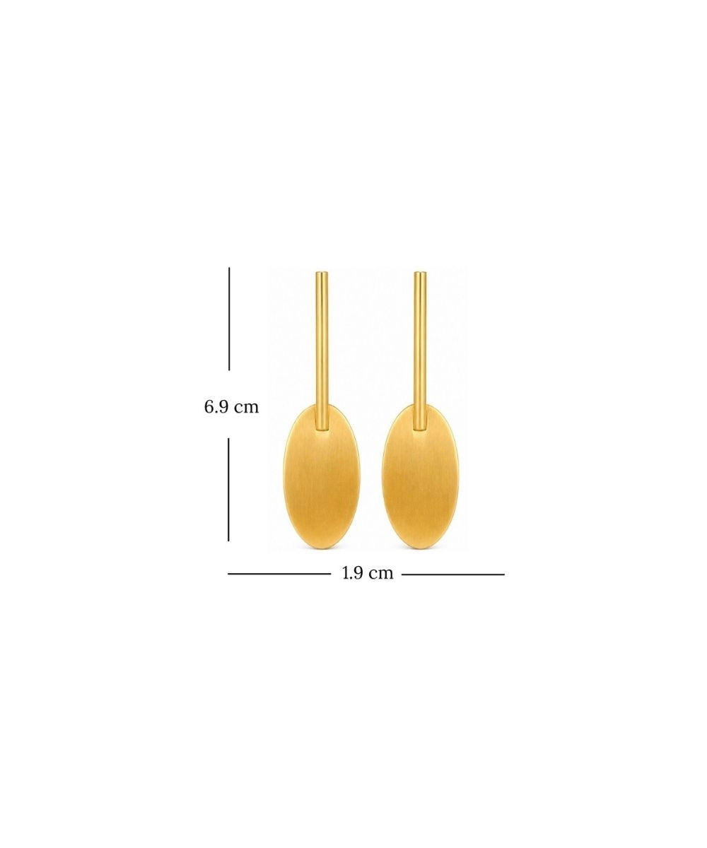 Gold Plated Statement Earrings