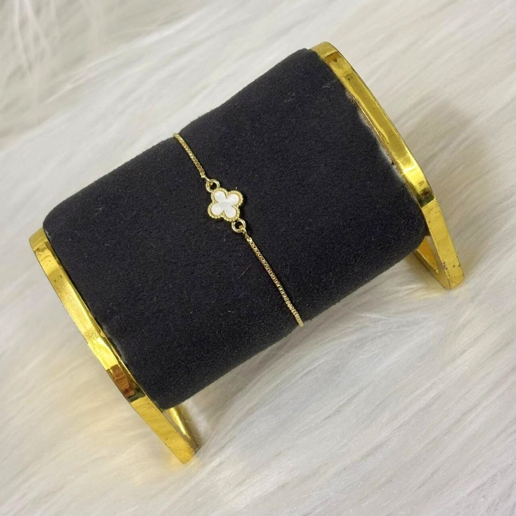 Clover Grace Gold-Plated Adjustable Bracelet