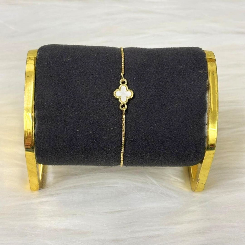 Clover Grace Gold-Plated Adjustable Bracelet