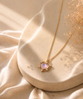 Luna Glow Stone Heart Shape Pendant Necklace