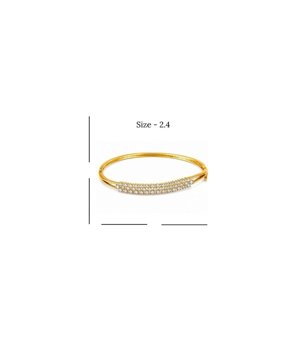 Gold Plated Cubic Zirconia Bracelet