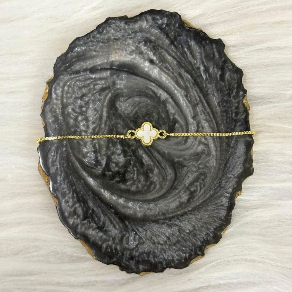 Clover Grace Gold-Plated Adjustable Bracelet
