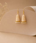 Gold Plated Enamel Jhumki Earrings