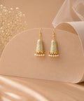 Gold Plated Enamel Earrings