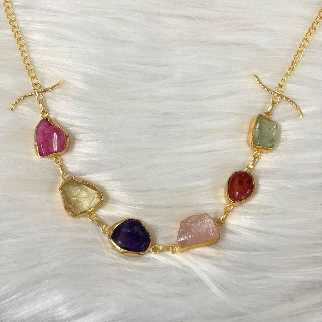 Gold Plated Semi Cultured Pearl Choker Set