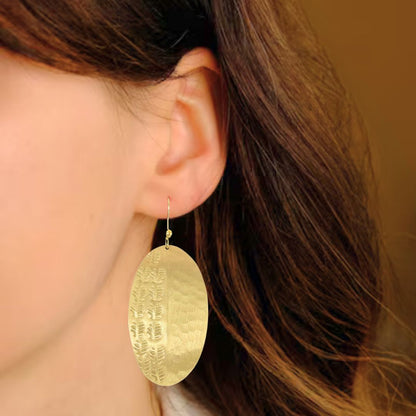 Gold Plated Statement Earrings
