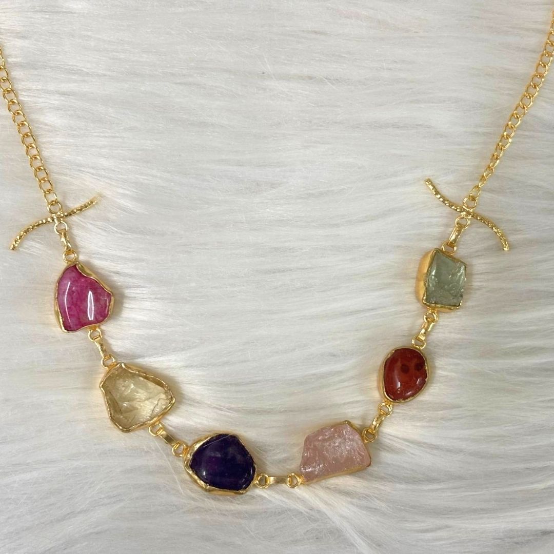 Gold Plated Semi Cultured Pearl Choker Set