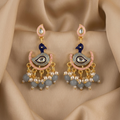 Gold Plated Peacock Earrings