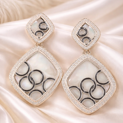 Gold Plated Drop Earrings