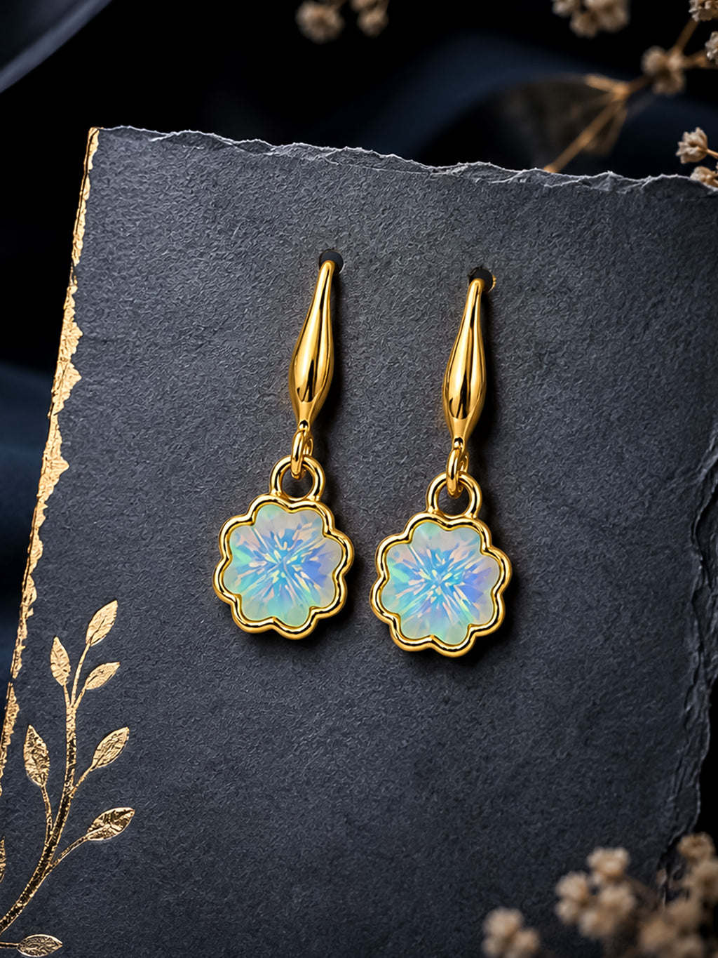 Gold Plated Kundan Earrings