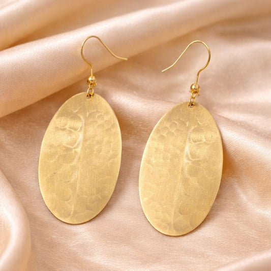 Gold Plated Statement Earrings