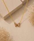 Gold‑Plated Butterfly Charm Pendant Chain