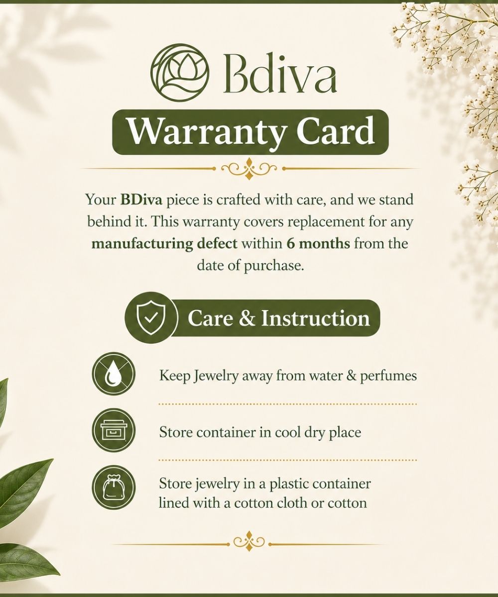 Gold Plated Black Kundan Drop Earrings