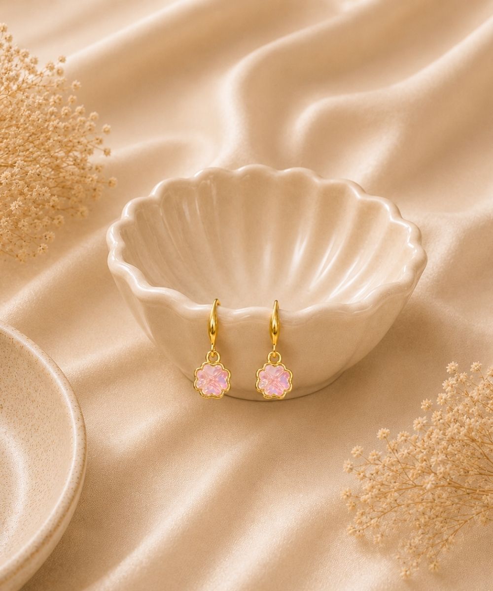 Gold Plated Kundan Earrings