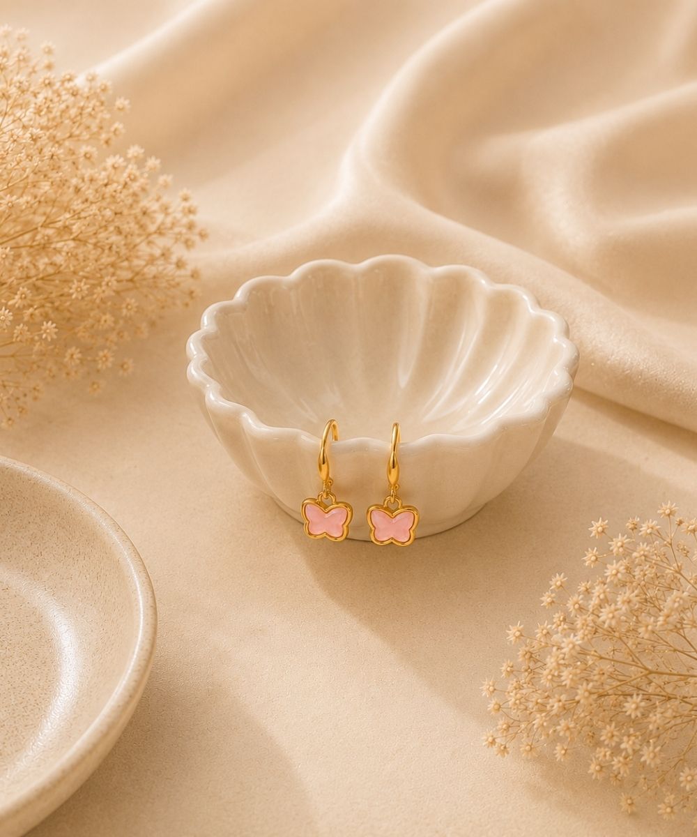 Gold Plated Kundan Earrings
