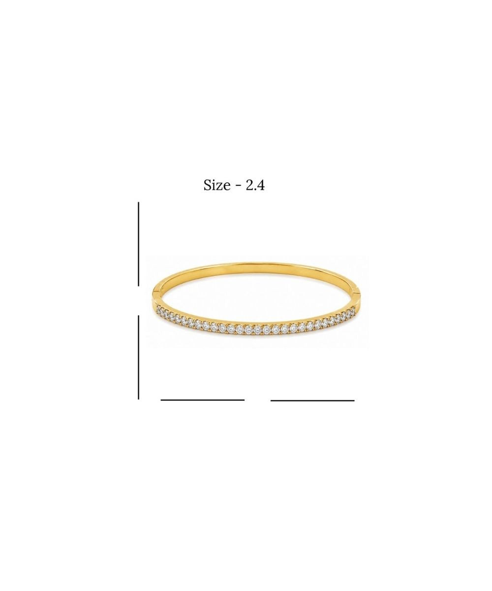 Gold Plated Cubic Zirconia Bracelet