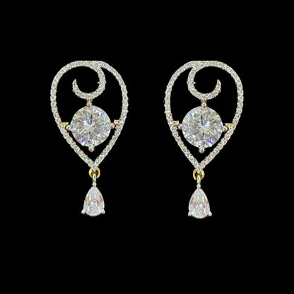 Gold-Plated Solitaire Pendant Set