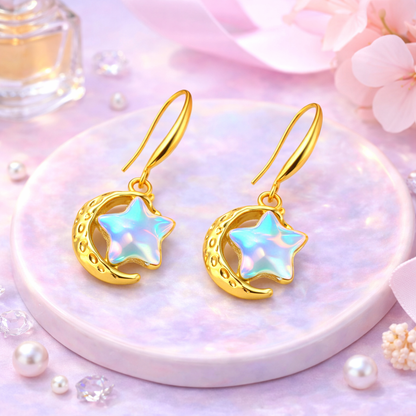 Colorful Star Charm Earrings