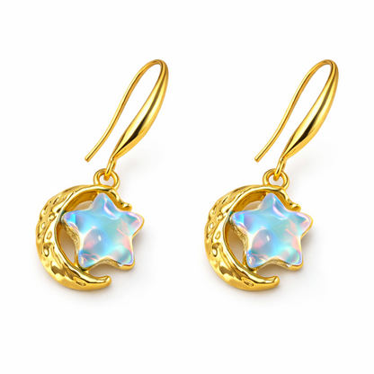 Colorful Star Charm Earrings