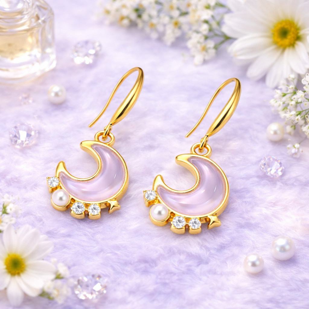 Luna Glow Stone Drops Earrings