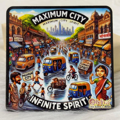 Maximum City Fridge Magnet