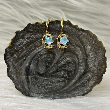 Colorful Star Charm Earrings