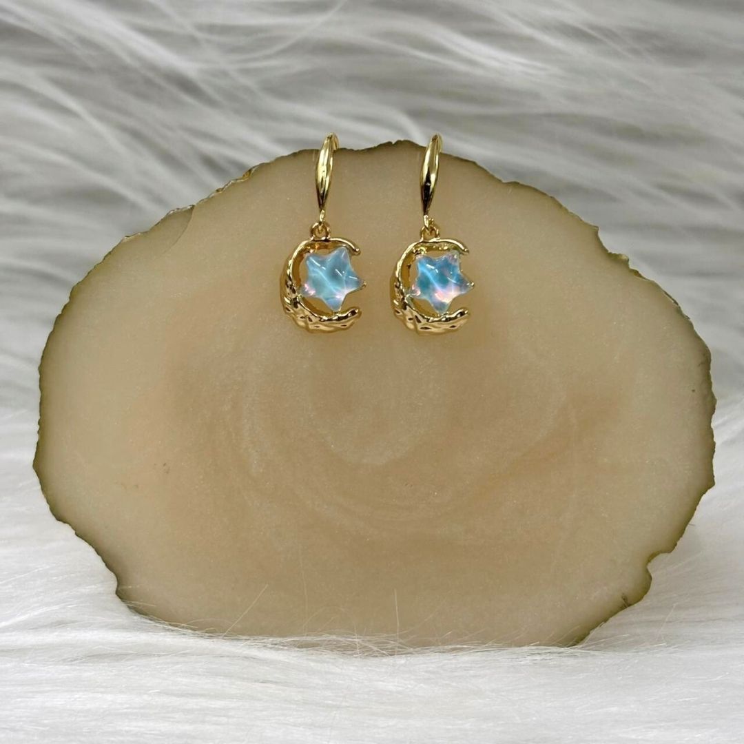 Colorful Star Charm Earrings