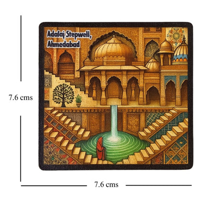 Adalaj Stepwell Fridge Magnet