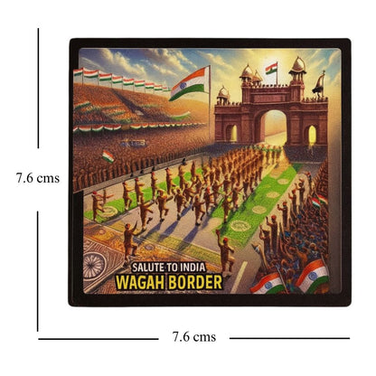 Wagah Border Patriotic Fridge Magnet