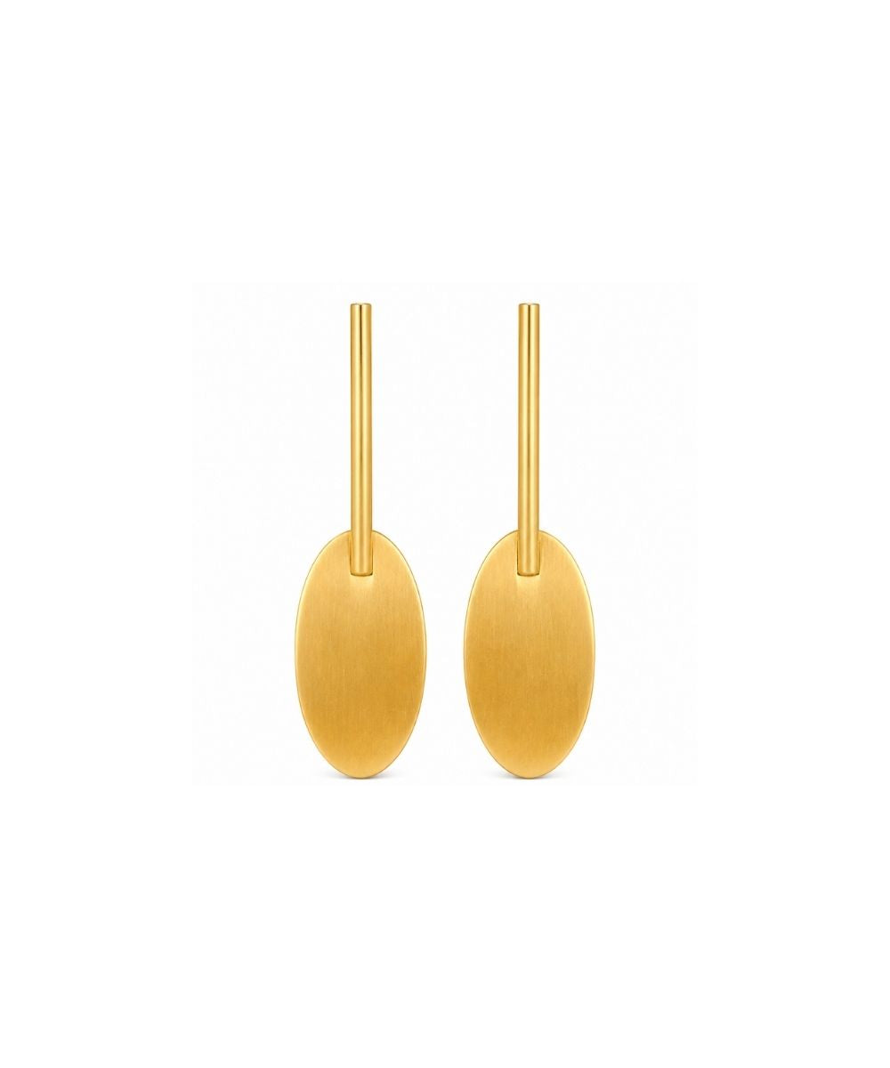 Gold Plated Statement Earrings