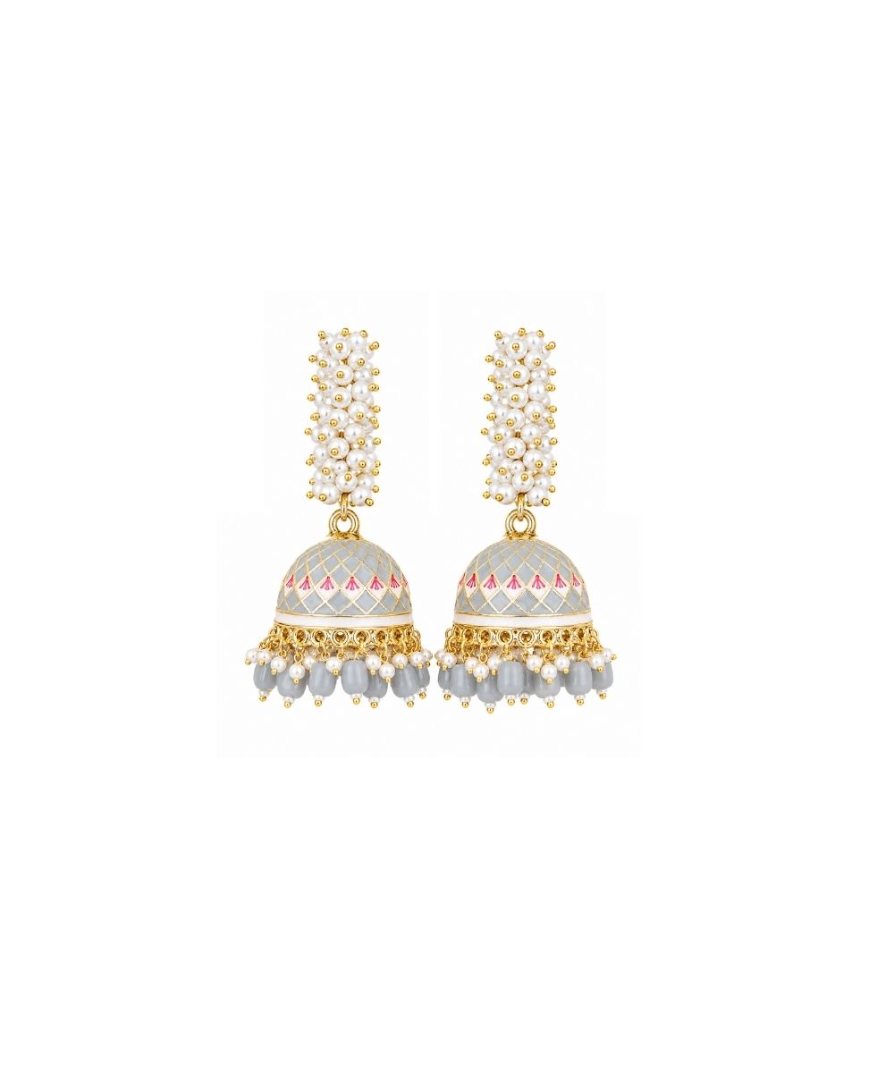 Gold Plated Pearl Drop Earrings