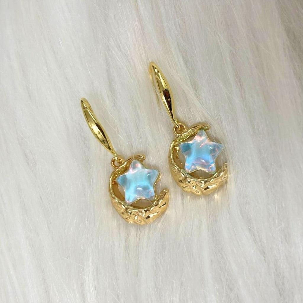 Colorful Star Charm Earrings
