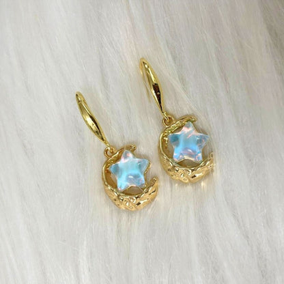 Colorful Star Charm Earrings