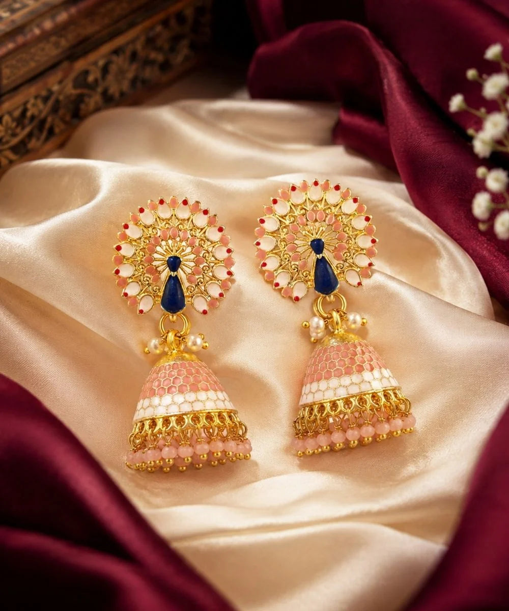 Meenakari Morni Collectio Hand Painted