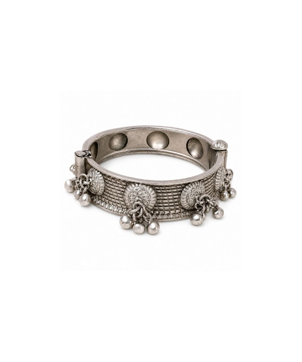 Oxidized Bangle – Ghungroo Elegance