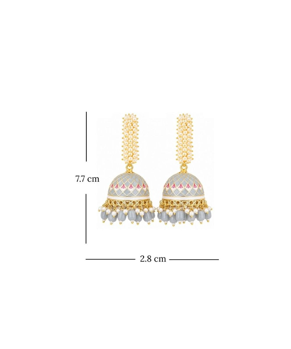 Gold Plated Pearl Drop Earrings