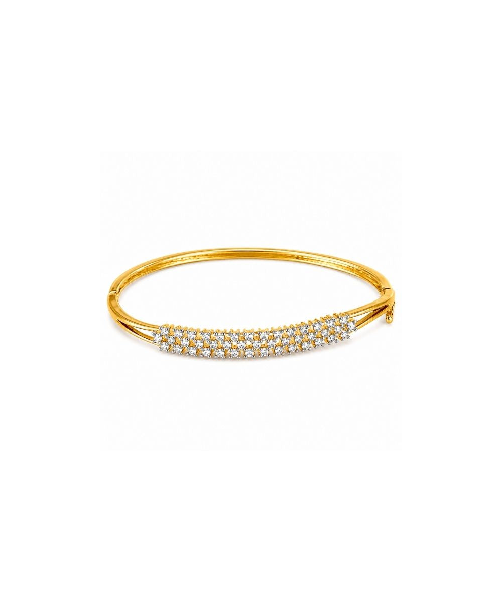 Gold Plated Cubic Zirconia Bracelet