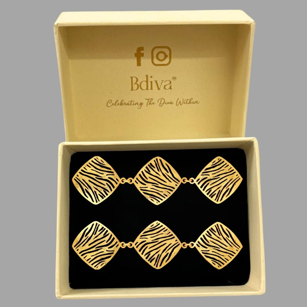 Gold Plated Geometric Earrings