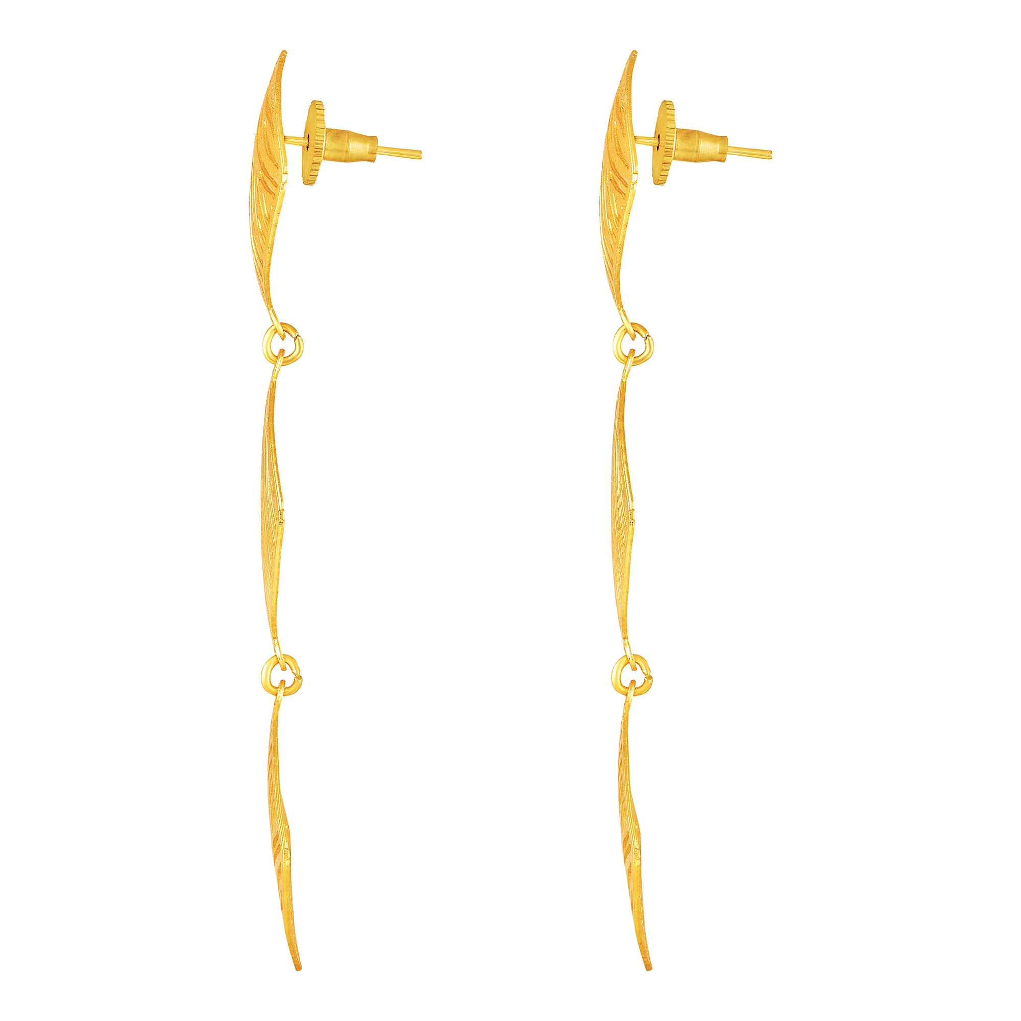 Gold Plated Geometric Earrings