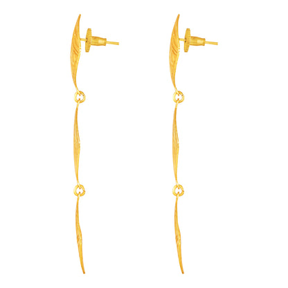 Gold Plated Geometric Earrings